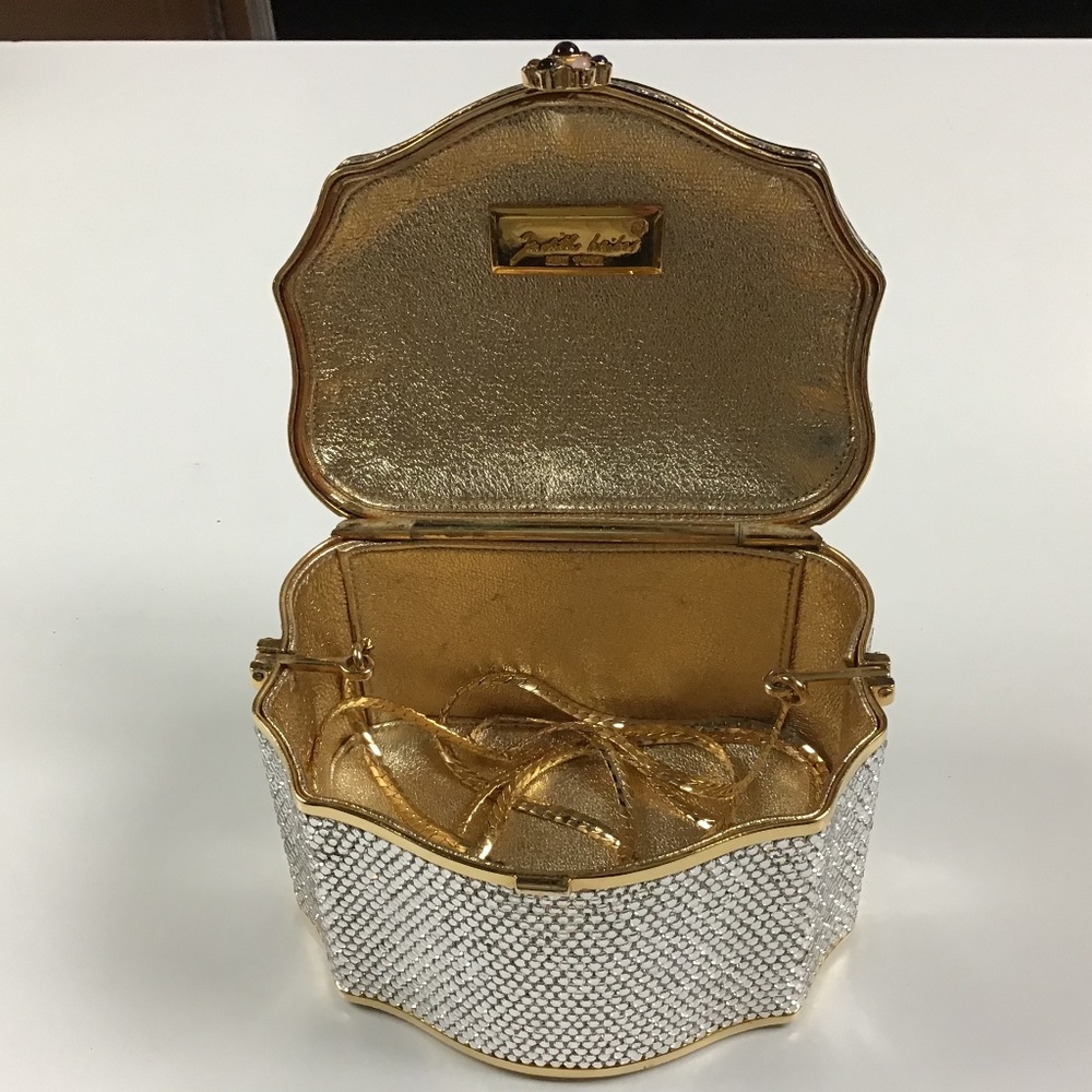 Vintage Judith Leiber Swarovski  Minaudiere Clutch - Picture 6 of 7